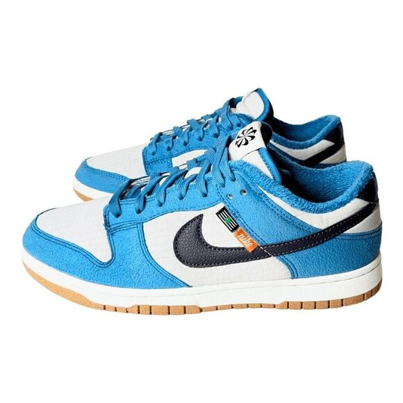 NIKE Dunk Low SE Next Nature 'Rift Blue' Sneakers Size 8.5 - Picture 2 of 9